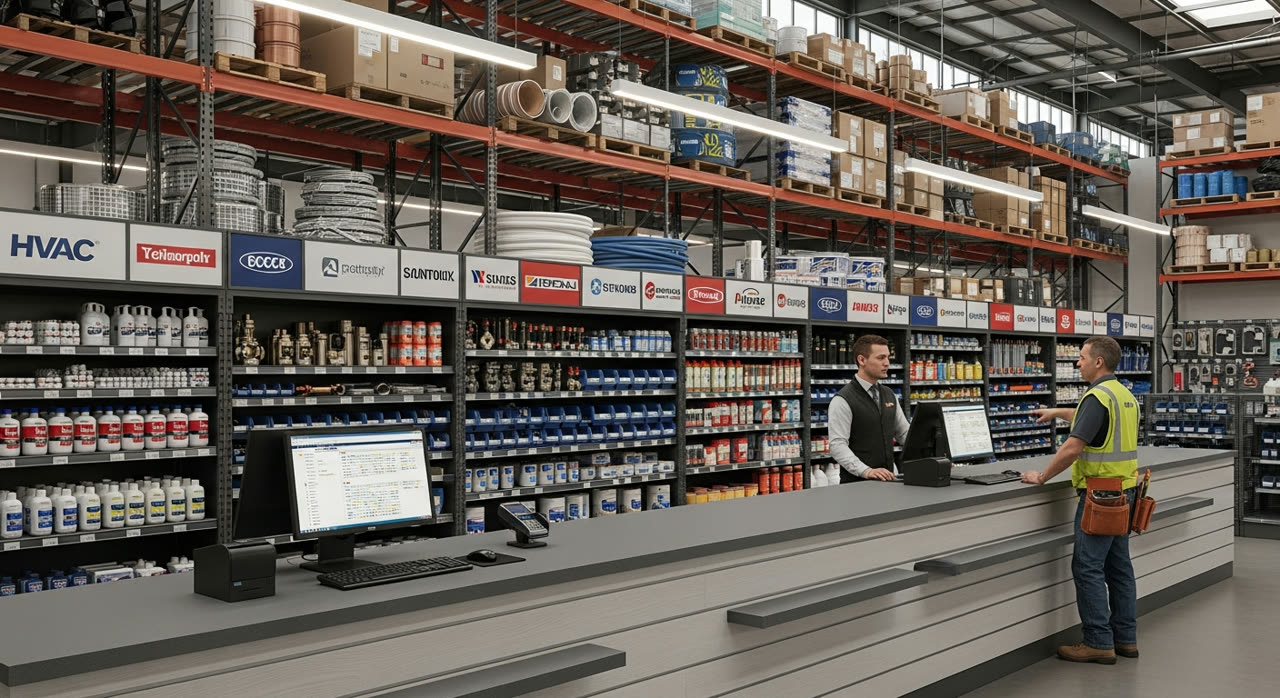 On-site trade supply house